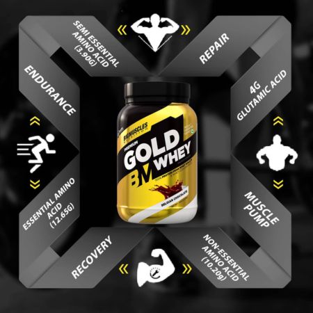 Bigmuscles Nutrition Premium Gold Whey Informed Choice UK Certified