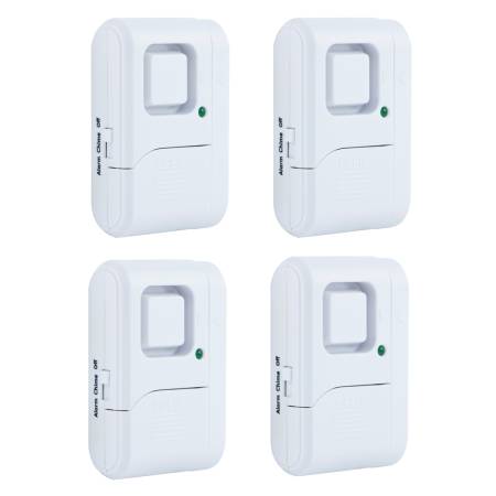 GE Personal Security Window and Door Alarm, 4 Pack